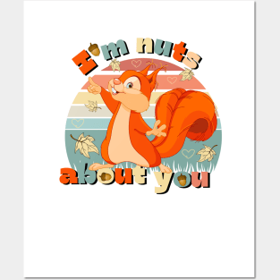 Nutty Love: The Adorable Squirrel Design Posters and Art